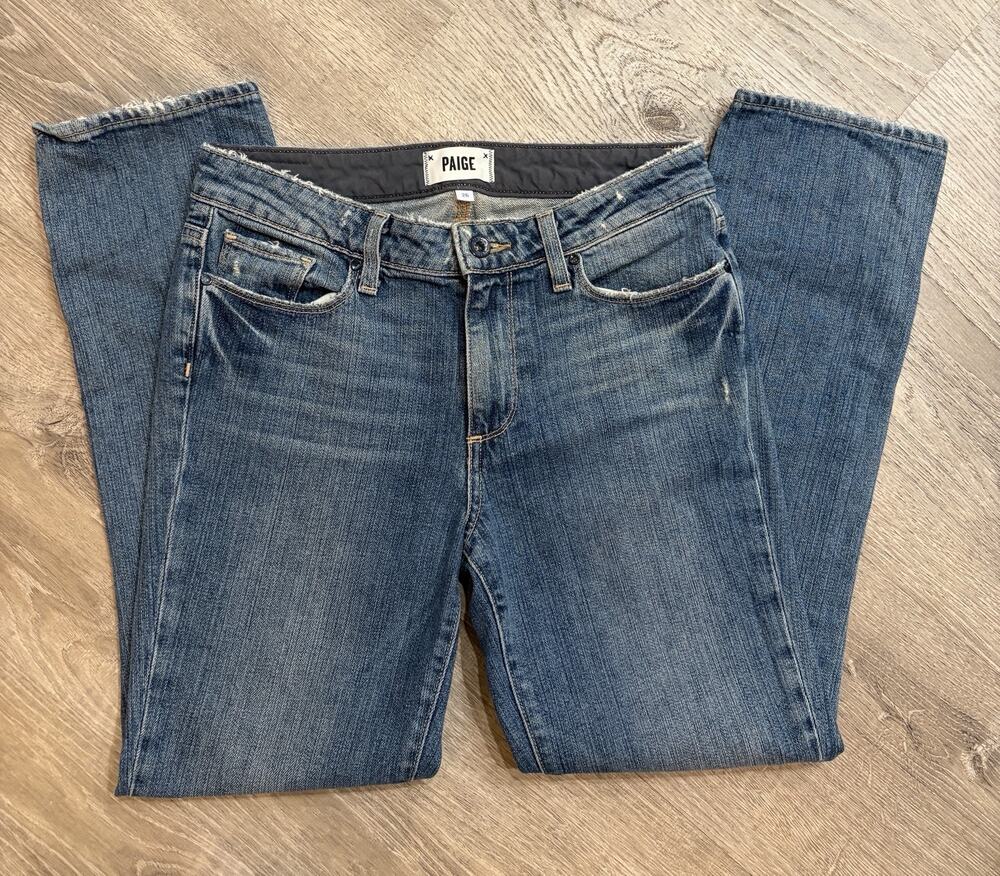 Paige Jeans Womens 26 Blue Wash Jacqueline Straight